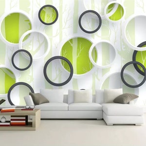 Geometric Wallpaper Geometric Wall Mural 3D Wallpaper 3D - Etsy Geometric Wallpaper Geometric Wall Mural 3D Wallpaper 3D - Etsy