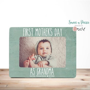 First Mother's Day as Grandma Frame, Mother's Day Gift, 1st Mother's Day as Grandma, Gift for Grandma, First Mother's day gifts Nana Gigi