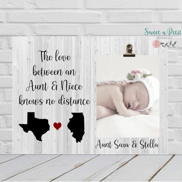 Aunt Picture Frames,Mothers Day Gift For Aunt, Aunt Frame, Aunt and Nephew, Aunt and Niece,Long Distance Aunt, Auntie,Long Distance Nephew