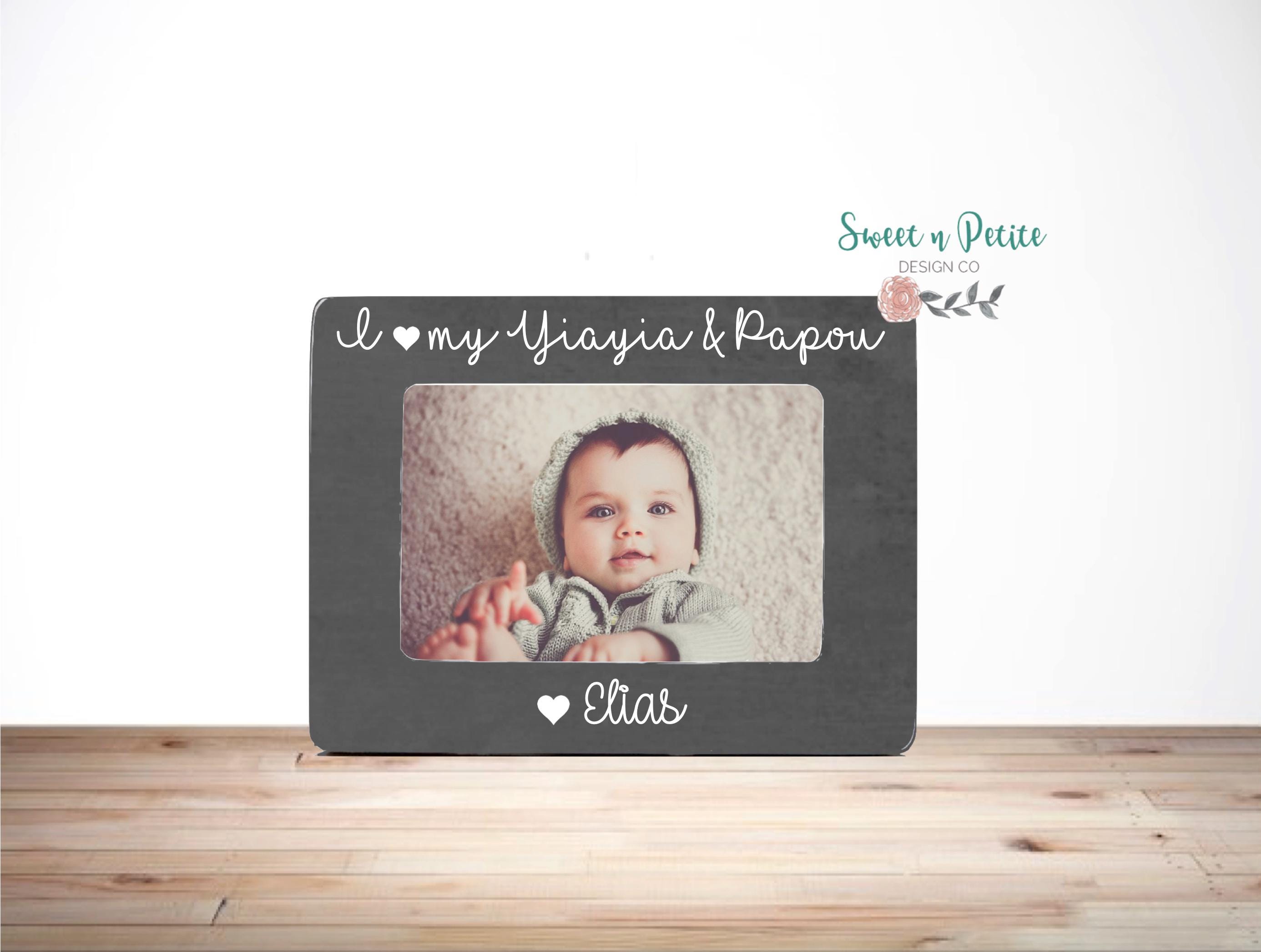 Yiayia and Papou Picture Frame - Etsy