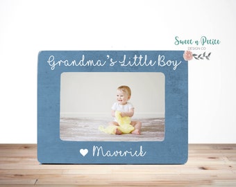 Grandma Gift Grandma's Picture Frame Nana's Little Boy Grandma GIft Picture Frame Grandma's Little Boy Grandma Nana Gigi Picture Frame 4x6