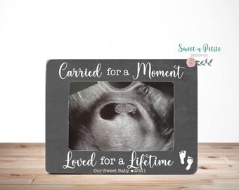 Pregnancy Infant Loss Gift, Personalized Miscarriage Gift, In Memory Of Baby, Loss Of Baby, Carried For a Moment Loved For a Lifetime