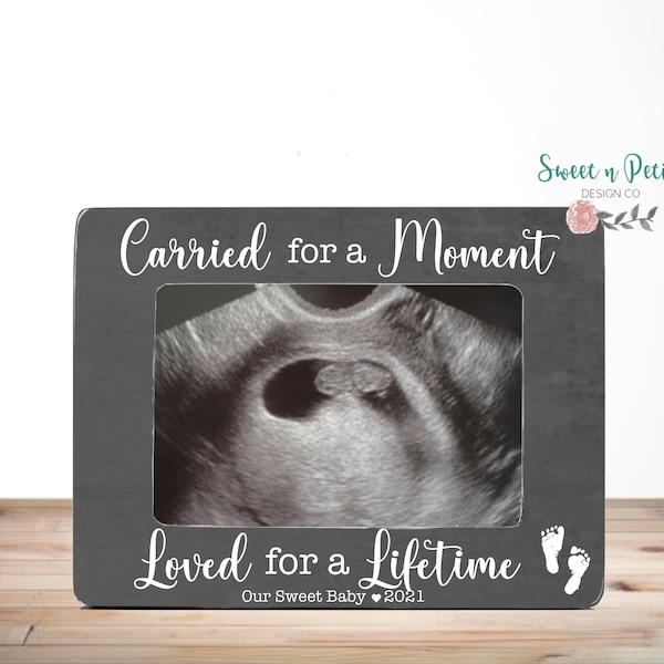 Pregnancy Infant Loss Gift, Personalized Miscarriage Gift, In Memory Of Baby, Loss Of Baby, Carried For a Moment Loved For a Lifetime