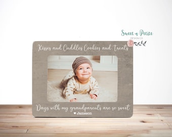 Gepersonaliseerde grootouders cadeau fotolijst - nieuw grootouders cadeau - cadeau van kleinkind - gepersonaliseerd grootouders cadeau