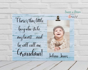 Er is een jongen die mijn hart stal Oma cadeau van kleinzoon Baby eerste keer oma oma cadeaulijst kerstcadeau lijst van kleinzoon