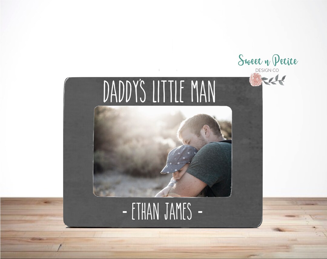 New Dad Gift Dad Picture Frame Gift for Dad Father Day Gift Daddy's Boy ...