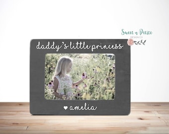 Daddy's Little Princess New Dad Gift New Dad Frame Daddy Gift Dad Fathers Day Gift Dad Picture Frame Personalized Dad Gift 4x6