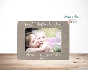 First Mother's Day Frame, Photo Frame Mother's Day Gift, 1st Mother's Day, Gift for New Mom, First Mother's day gifts, 4x6 frame