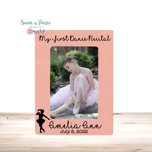 Dance Recital Frame, Dance Recital Picture Frame, Dance Recital Gift, Gift for Dance Recital, My First Dance Recital, Dance Gift