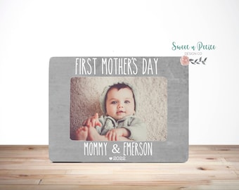 First Mother's Day Frame, Photo Frame Mother's Day Gift, 1st Mother's Day, Gift for New Mom, First Mother's day gifts, 4x6 frame