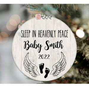 Angel Baby Ornament, Miscarriage Remembrance Ornament, Infant Loss Ornament, Stillborn Baby Memorial Ornament, Pregnancy Loss Gift