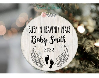 Angel Baby Ornament, Miscarriage Remembrance Ornament, Infant Loss Ornament, Stillborn Baby Memorial Ornament, Pregnancy Loss Gift