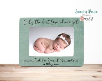 Great Grandma Gift | Picture Frame For Great Grandma | Gift From Great Grandchild | 4x6 Personalized Gift