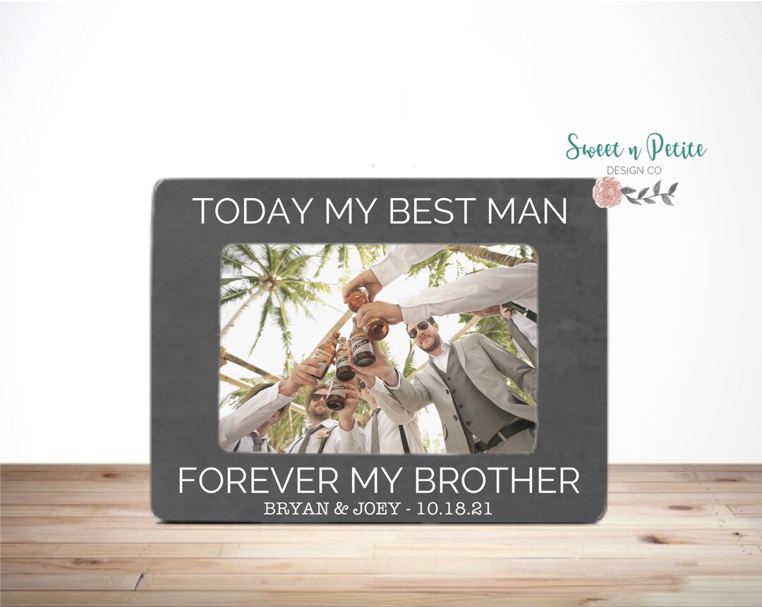 Best Man Gift Wedding Gift for Best Man Personalized Brother Etsy