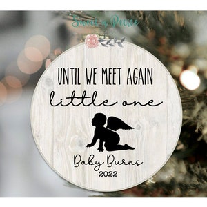Angel Baby Ornament, Miscarriage Remembrance Ornament, Infant Loss Ornament, Stillborn Baby Memorial Ornament, Pregnancy Loss Gift