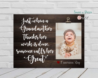 Great Grandma Pregnancy Announcement Great Grandma Again Great Grandma Grandmother Gift Christmas Gift For Great Grandmother Grandma Frame