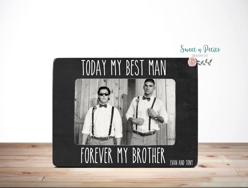 Best Man Gift Wedding Gift For Best Man Personalized Brother image 1