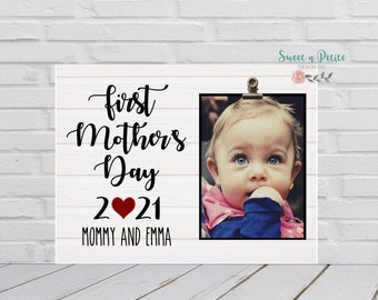 First Mother's Day Gift, First Mother's Day, Mom Personalized Picture Frame My First Mother's Day Personalized Gift For New Mom Mother Mommy