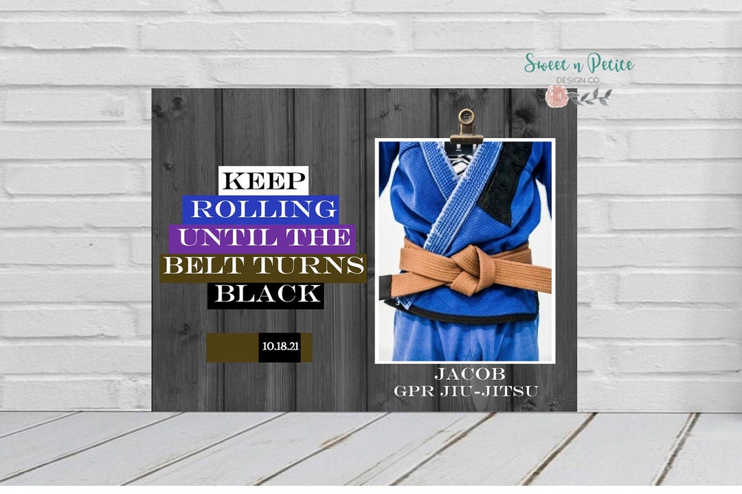 Brazilian Jiujitsu Frame, Jiujitsu Frame, BJJ Frame, Belt Promotion