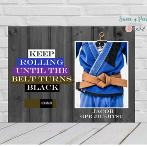 Brazilian jiujitsu frame, jiu-jitsu frame, BJJ frame, Belt Promotion, BJJ Ranked Belt, BJJ Blue Belt Purple Belt Brown Belt Black Belt gift