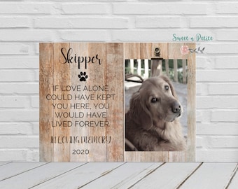 Pet Loss Gifts, Personalized Pet Memorial Frame, Cat Loss Gift, Dog Loss Gift, Pet Bereavement Gift, Pet Sympathy Gift, Pet Loss Frame