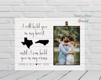 Long Distance Relationship Personalized Picture Frame Long Distance Love Long Distance Relationship Frame Long Distance Girlfriend Boyfriend