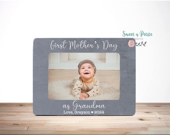 First Mother&#39;s Day as Grandma Frame, Mother&#39;s Day Gift, 1st Mother&#39;s Day as Grandma, Gift for Grandma, First Mother&#39;s day gifts Nana Gigi