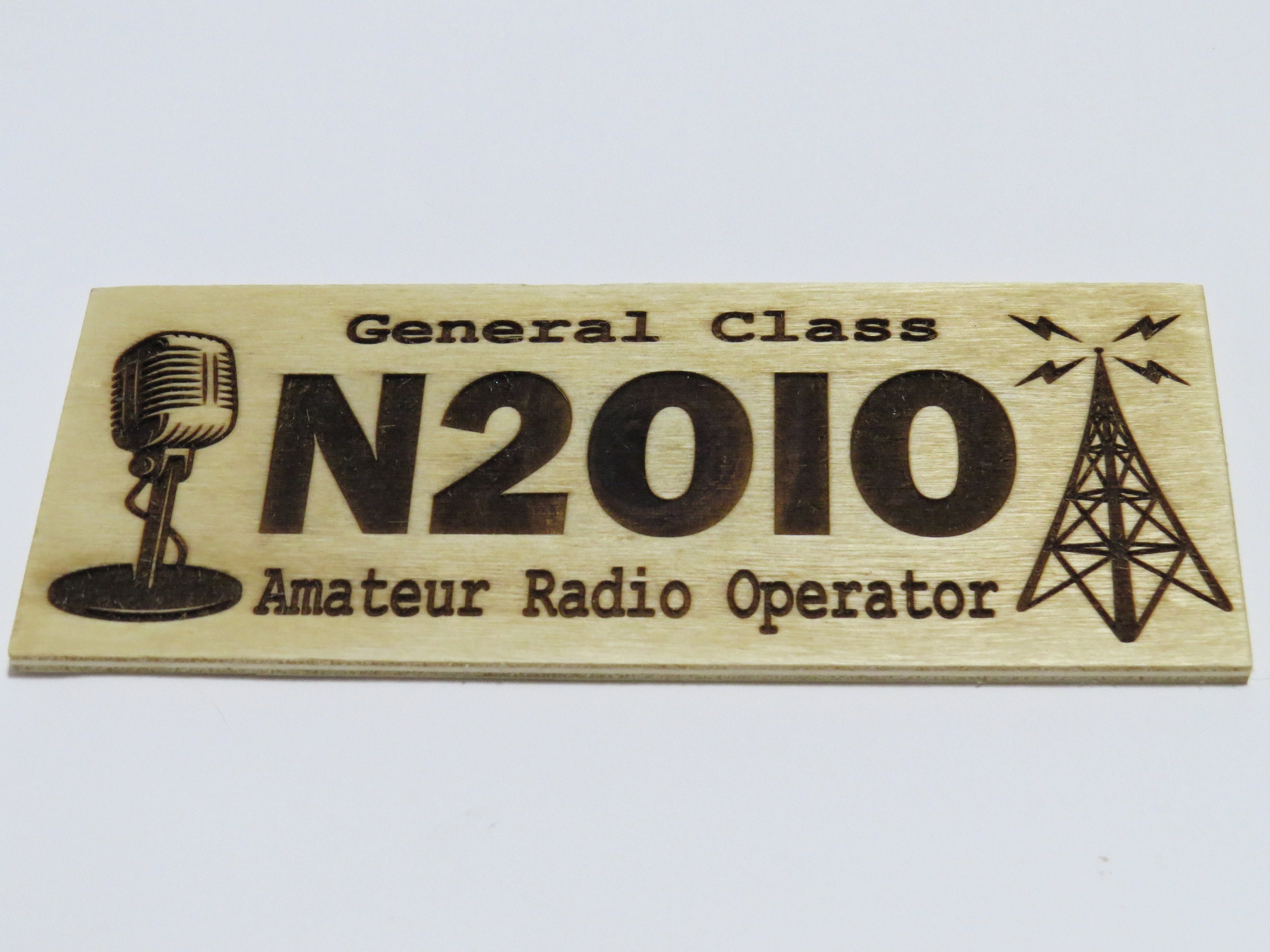 Call Sign Custom Engraved Plaque Ham Shack Amateur Radio Door Etsy