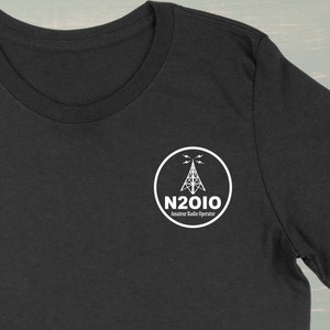 Ham Radio Shirt Personalized Amateur Radio Callsign Shirt T-shirt Call Sign Antenna