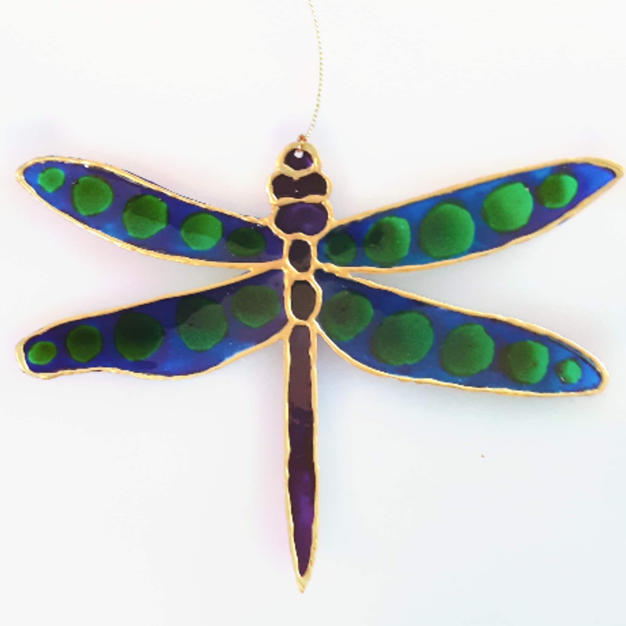 Dragonfly Suncatcher Window Decoration Etsy
