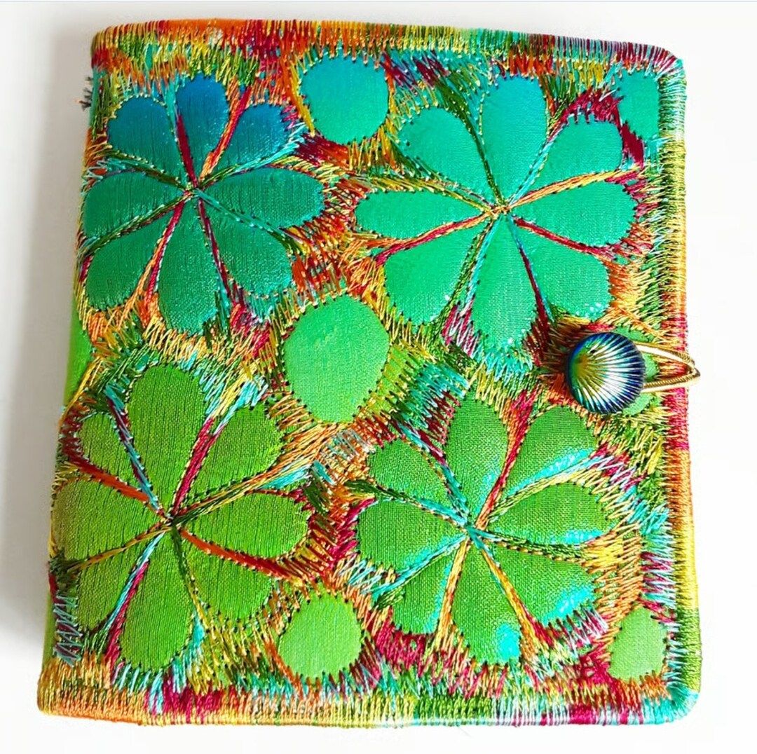 Sewing Needle Case With Free Machine Embroidery Etsy