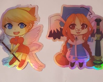 Nina and Momo chibi sticker Bundle