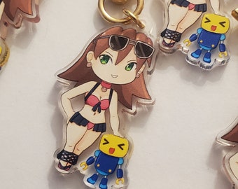 Mega Man X DiVE Summer Tron Bonne Charm