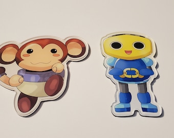 Mega Man Legends Mascots Magnets