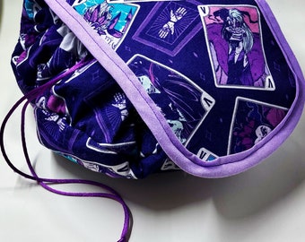 Villains Drawstring Makeup Bag
