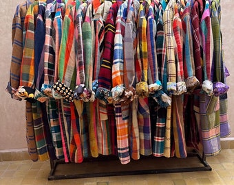 DER ORIGINAL Marokkanische Vintage Deckenmantel, in dem Muster mit Farbe harmonieren | Kundenbestellung | Nachhaltig