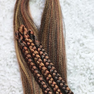 Chocolate dream  custom mix braiding hair prestretched braiding hair brown mix braiding hair custom color braiding hair