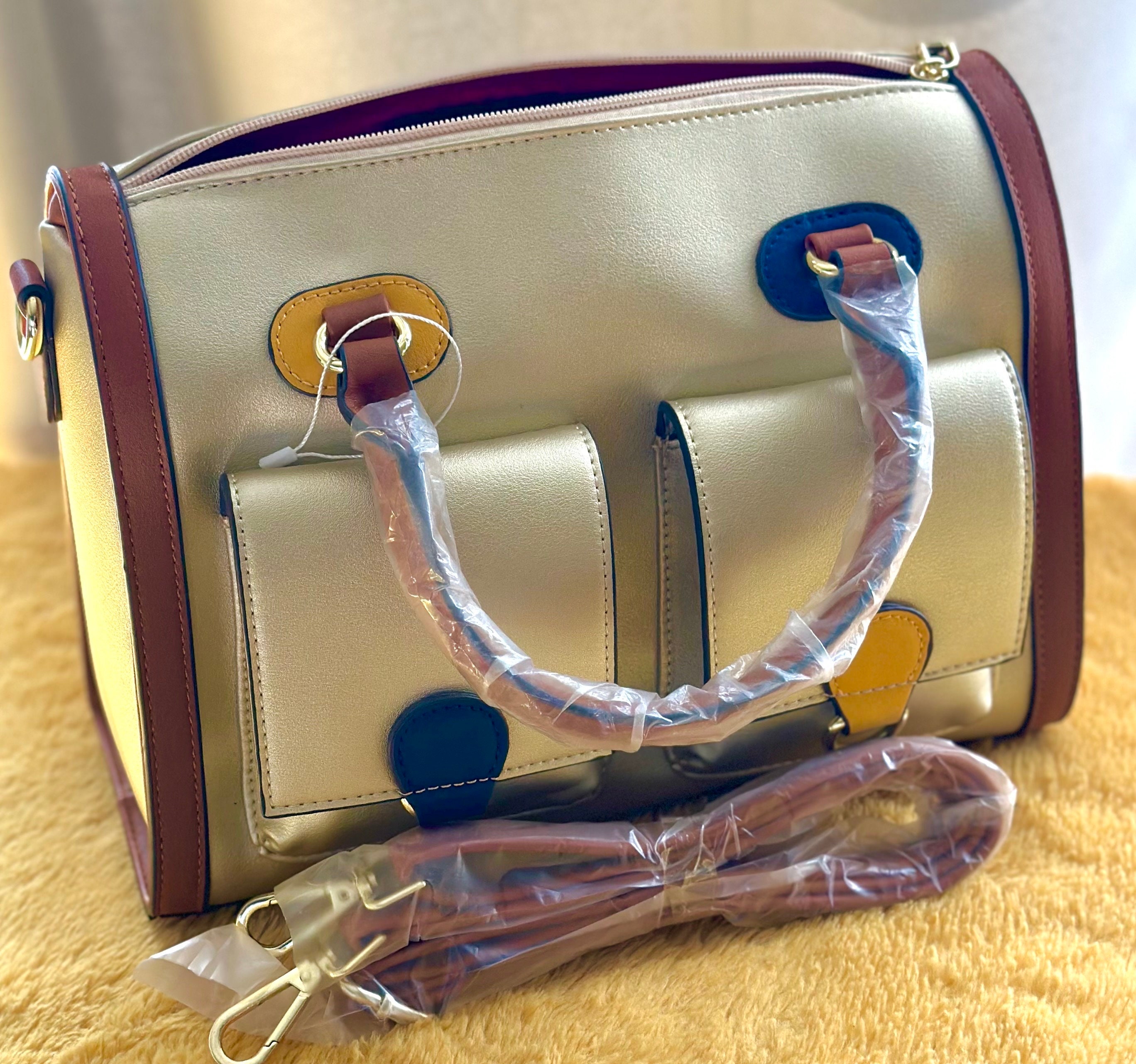 Full Grain Leather Vintage Lock Shoulder Bag Leather Doctor