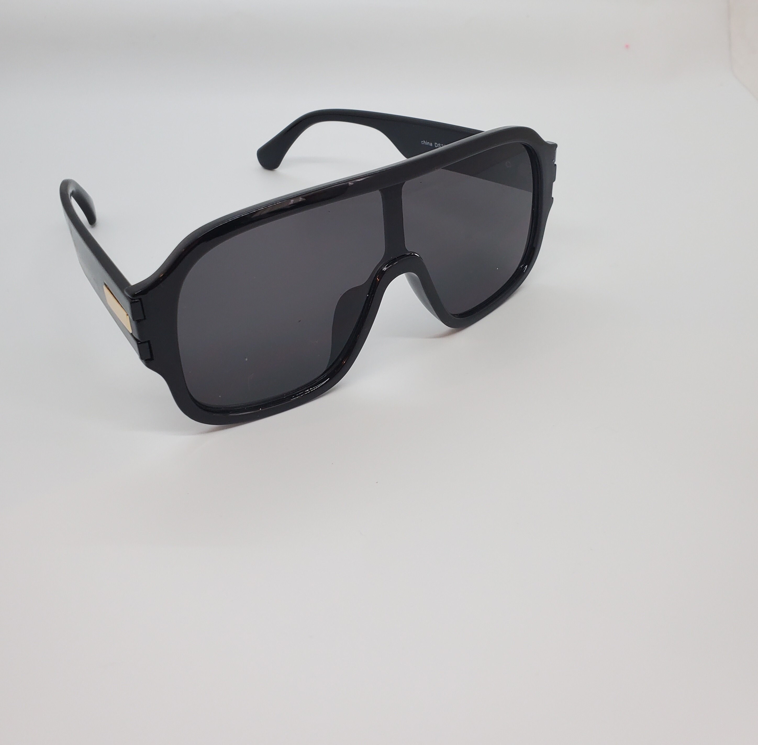 Metal & Plastic Frame Shield Aviator Sunglasses UV Protection Amazon.com: Chezi Flat Top Mesh Side Shield Aviator  main image 3