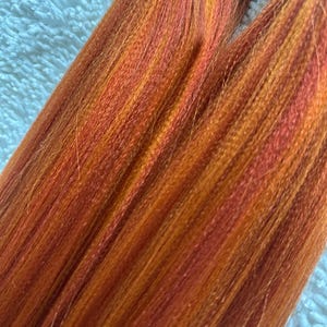 Prestretched braiding hair orange red braiding hair hair for braids Pretreated braiding hair