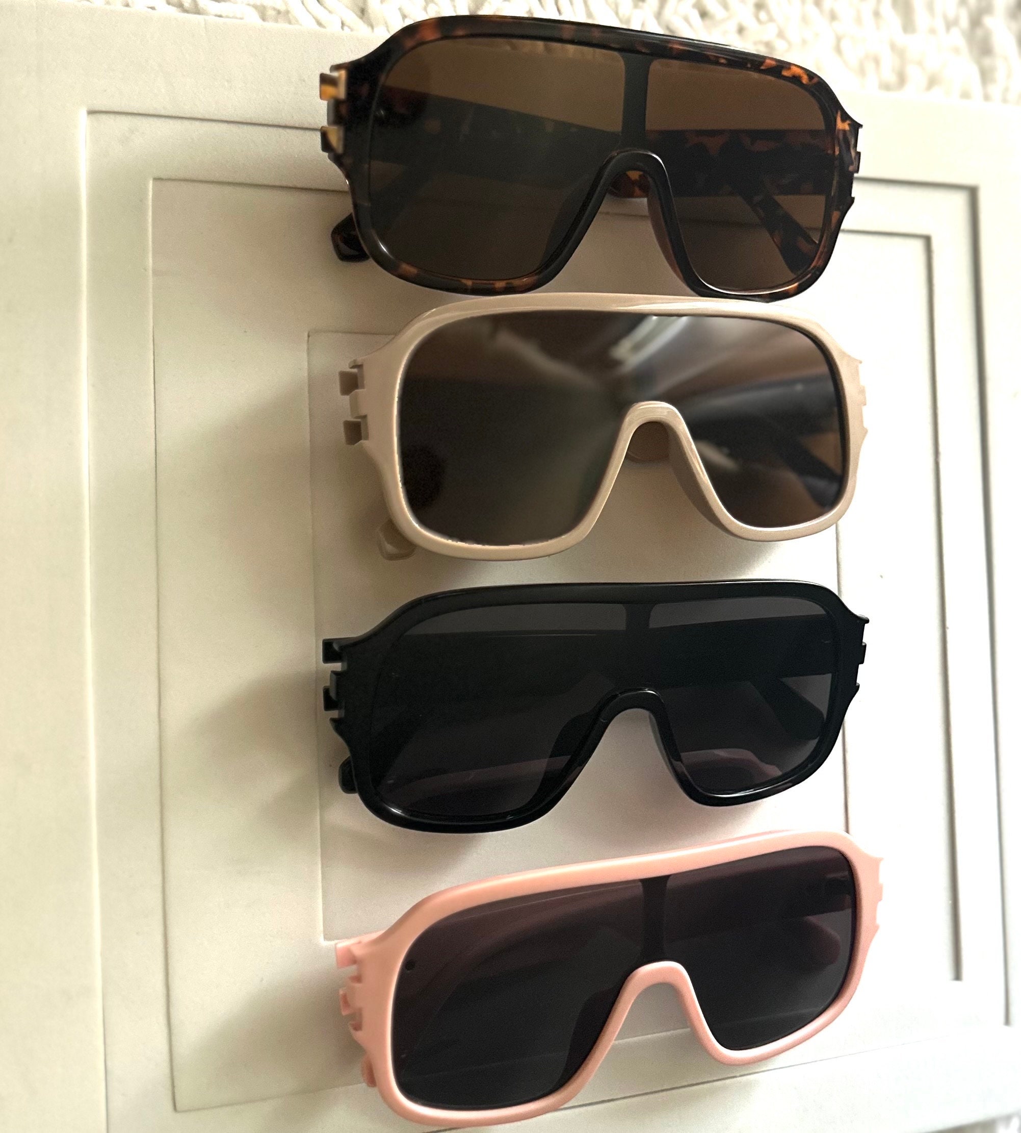 Aviator Shield Sunglasses: Women display picture 2