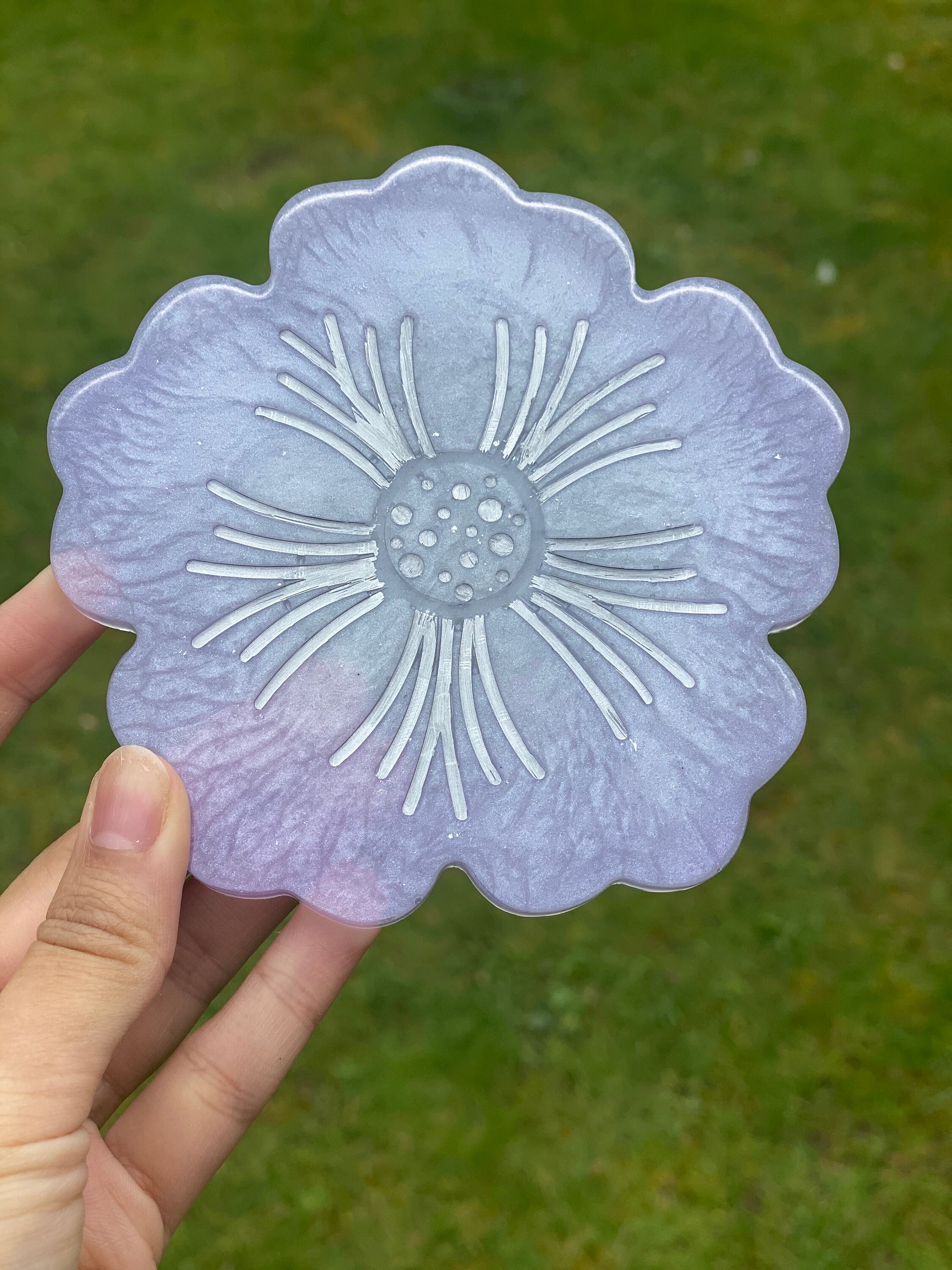 Buy Resin Flower Shaped Coaster Resin Coasters Flowers Custom Coasters Gifts for Family