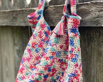 Baggy Tote Crochet Pattern PDF