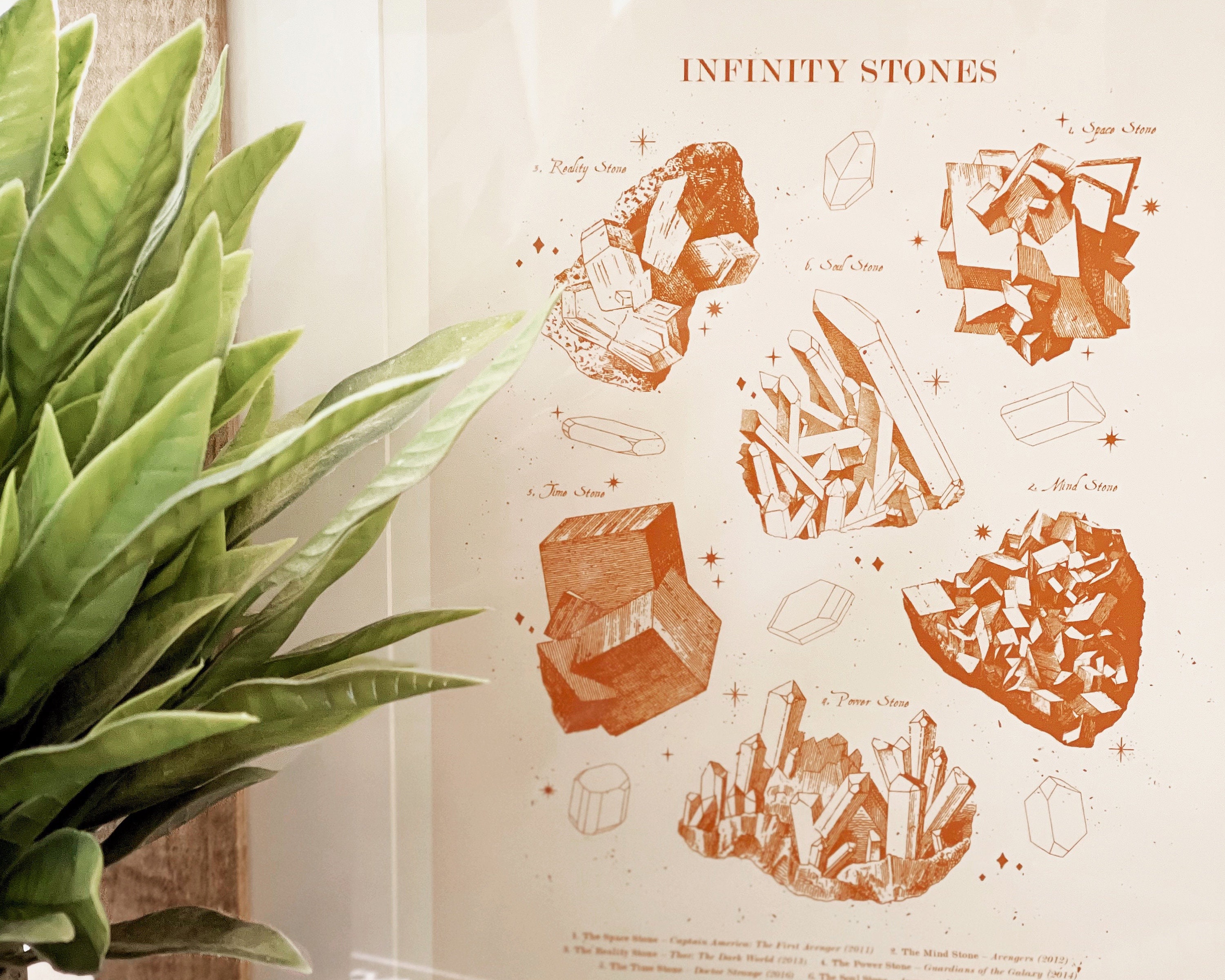 Infinity Stones 8x10 Print | Disney Endgame Marvel Art Piece | Superh…
