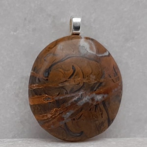 Coquina Jasper Stone Pendant