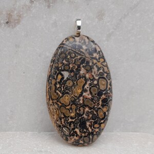 Leopard Skin Jasper Stone Pendant