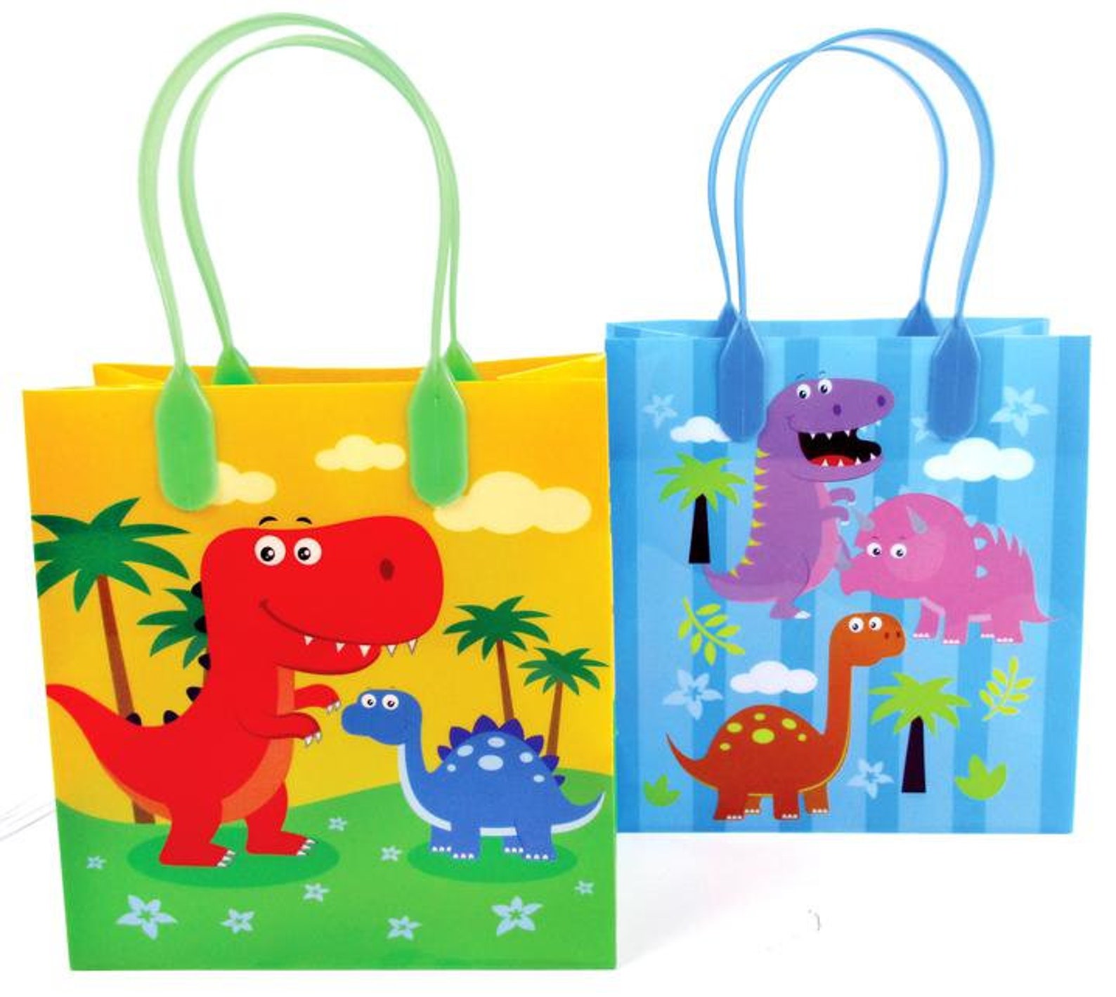 Dinosaur Party Favor Treat Bags Etsy