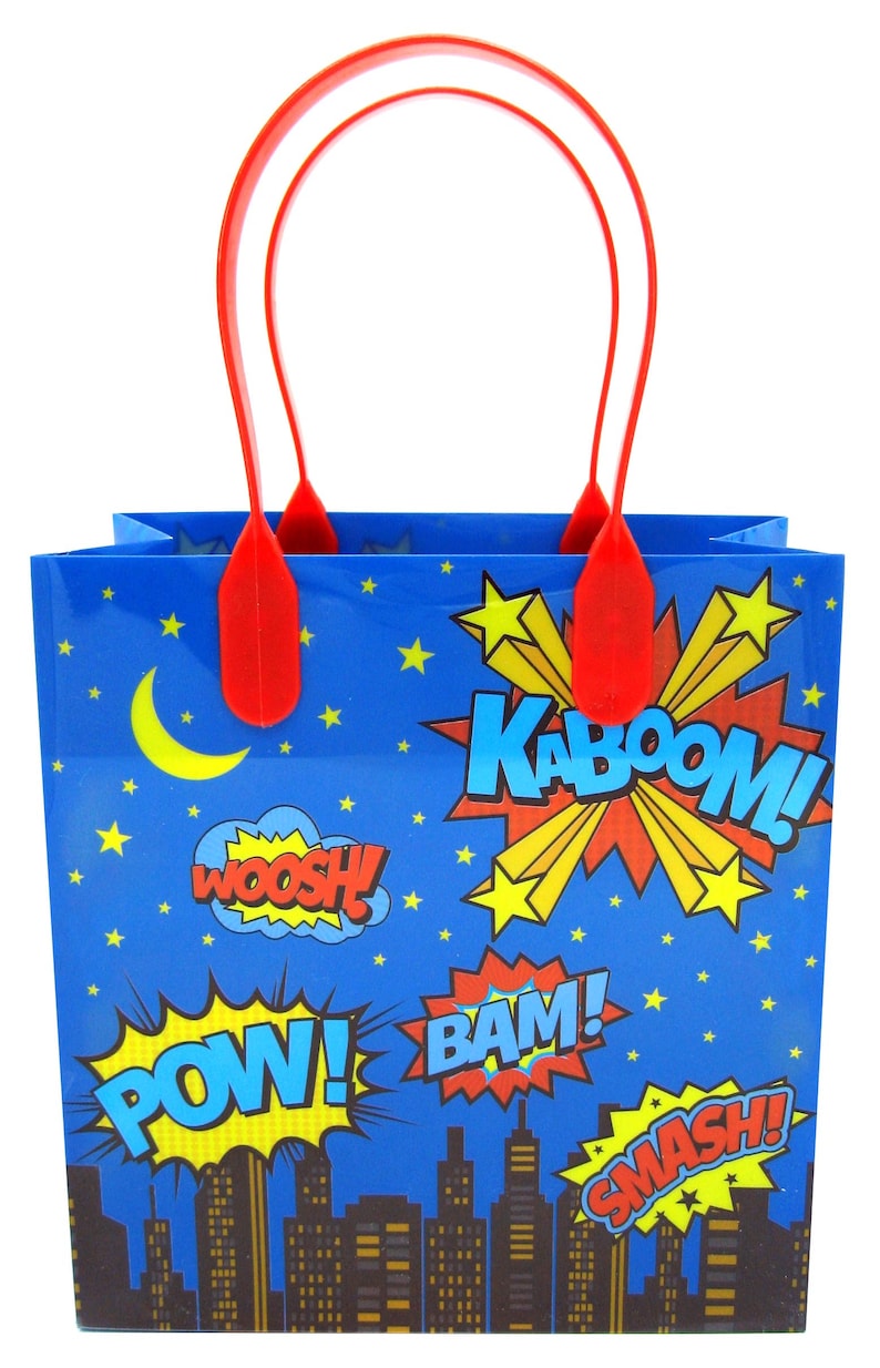 Super Hero Party Ware Treat Bags main image 1