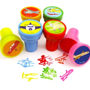 Airplane self-inking stampers - gift, scrapbooking, embellishment, stamp