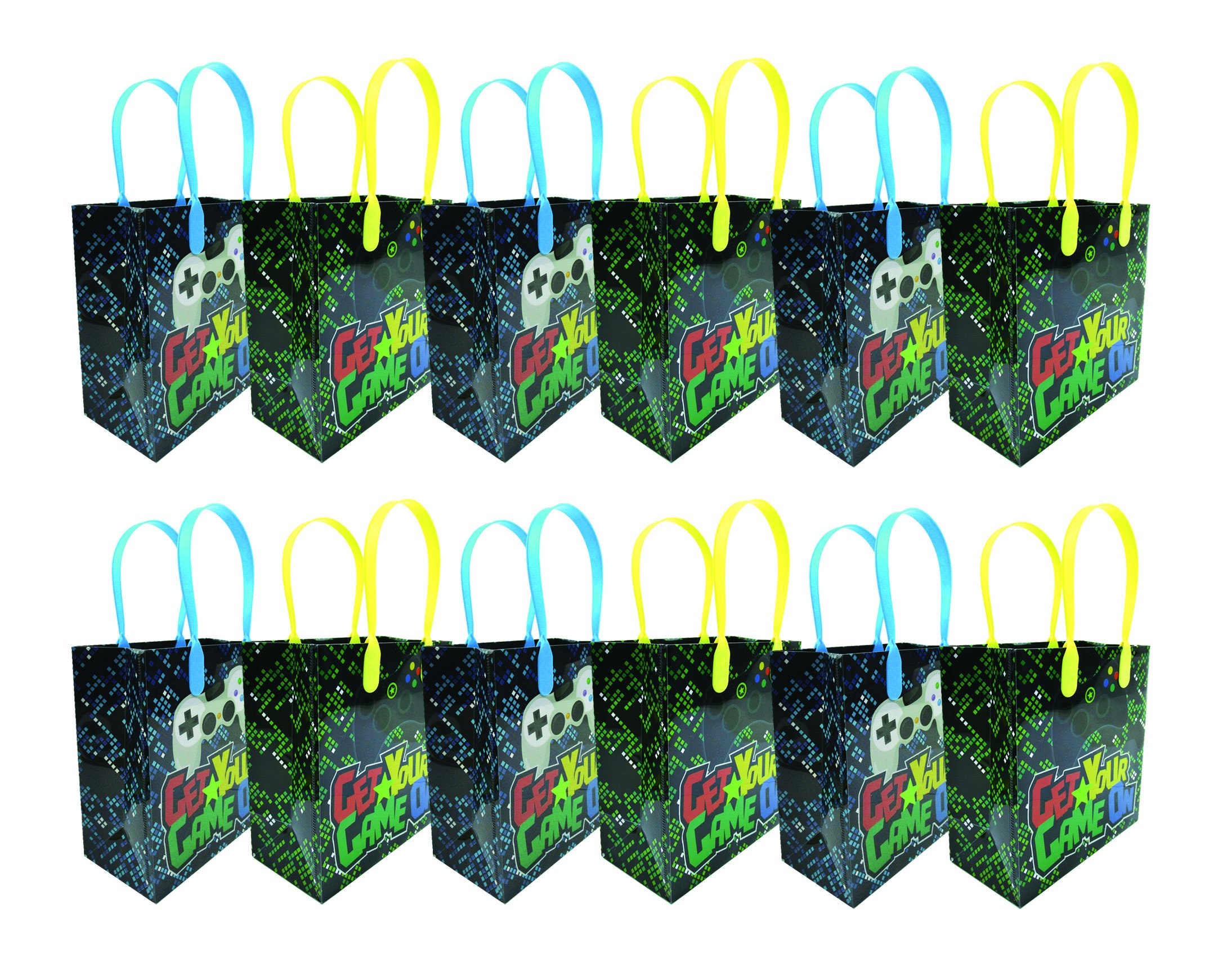 Video Game Party Favor Treat Bags Etsy